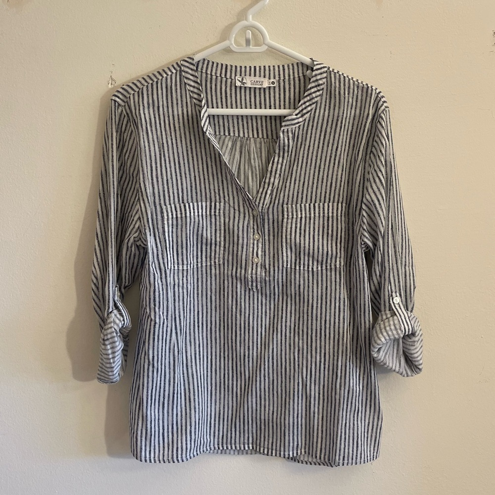 Title nine Striped Women's Top
